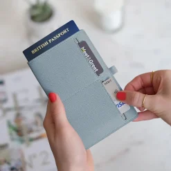 Stackers Passport Sleeve - Til Pas - Dusky Blue