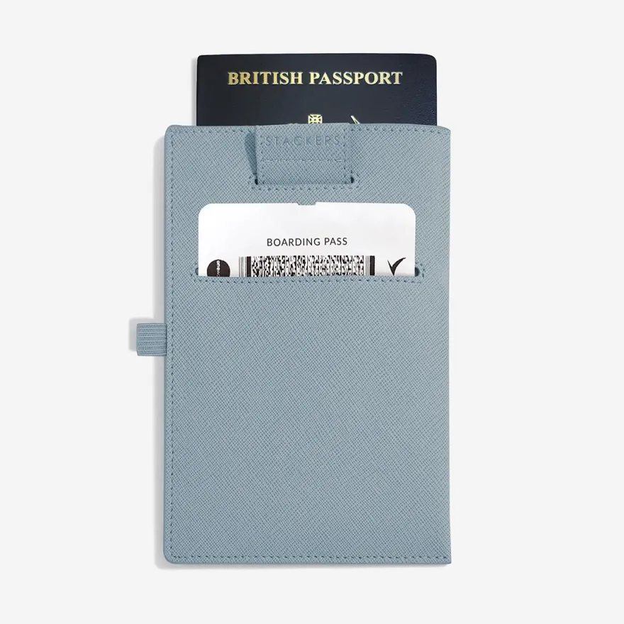 Stackers Passport Sleeve - Til Pas - Dusky Blue