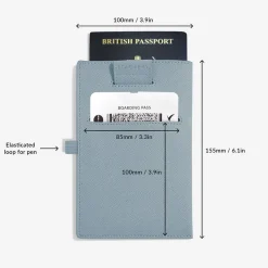 Stackers Passport Sleeve - Til Pas - Dusky Blue