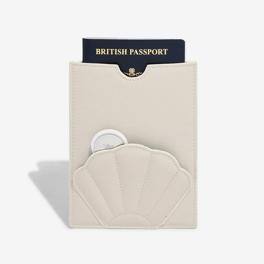 Stackers Passport Sleeve - Til Pas - Shell, oatmeal