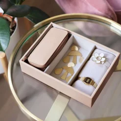 Stackers Rejsesmykkeskrin - Medium, Blush Pink