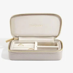 Stackers Rejsesmykkeskrin - Medium, TAUPE