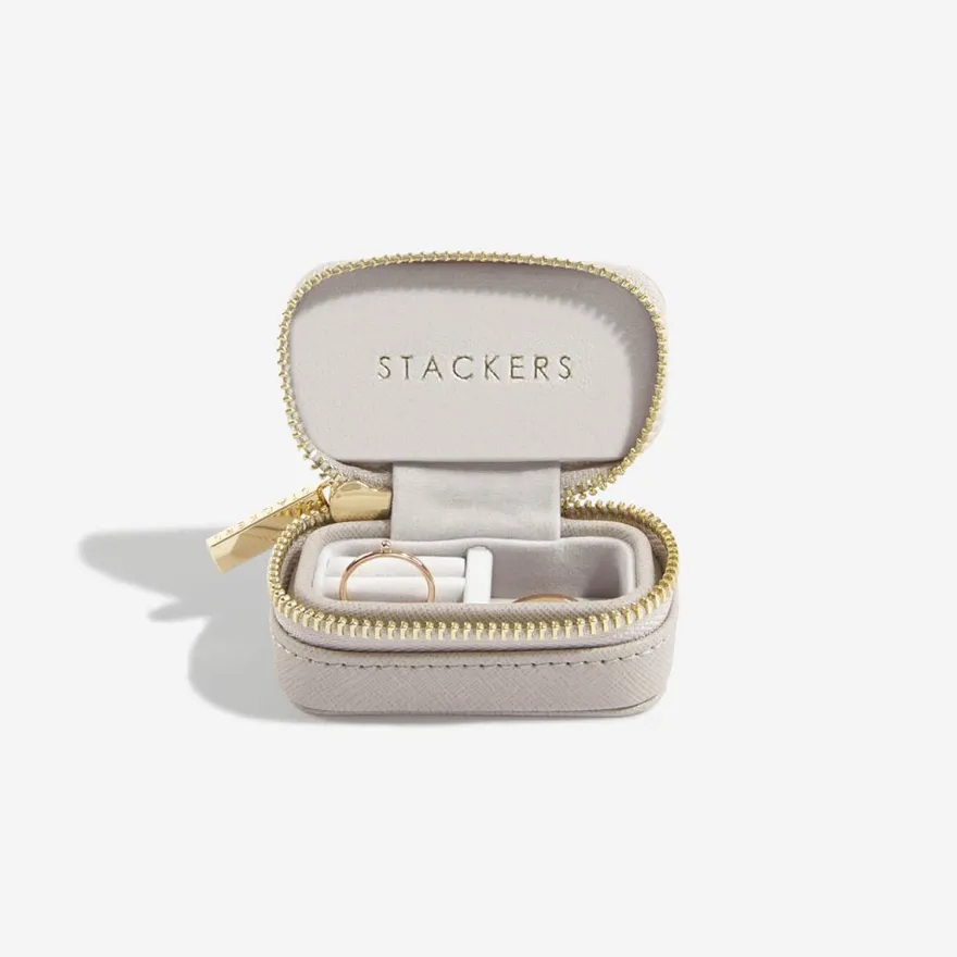 Stackers Rejsesmykkeskrin - PETITE, Taupe