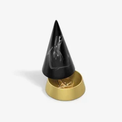 Stackers smykkeholder - Cone Peak - Dark Marble/Guld, large