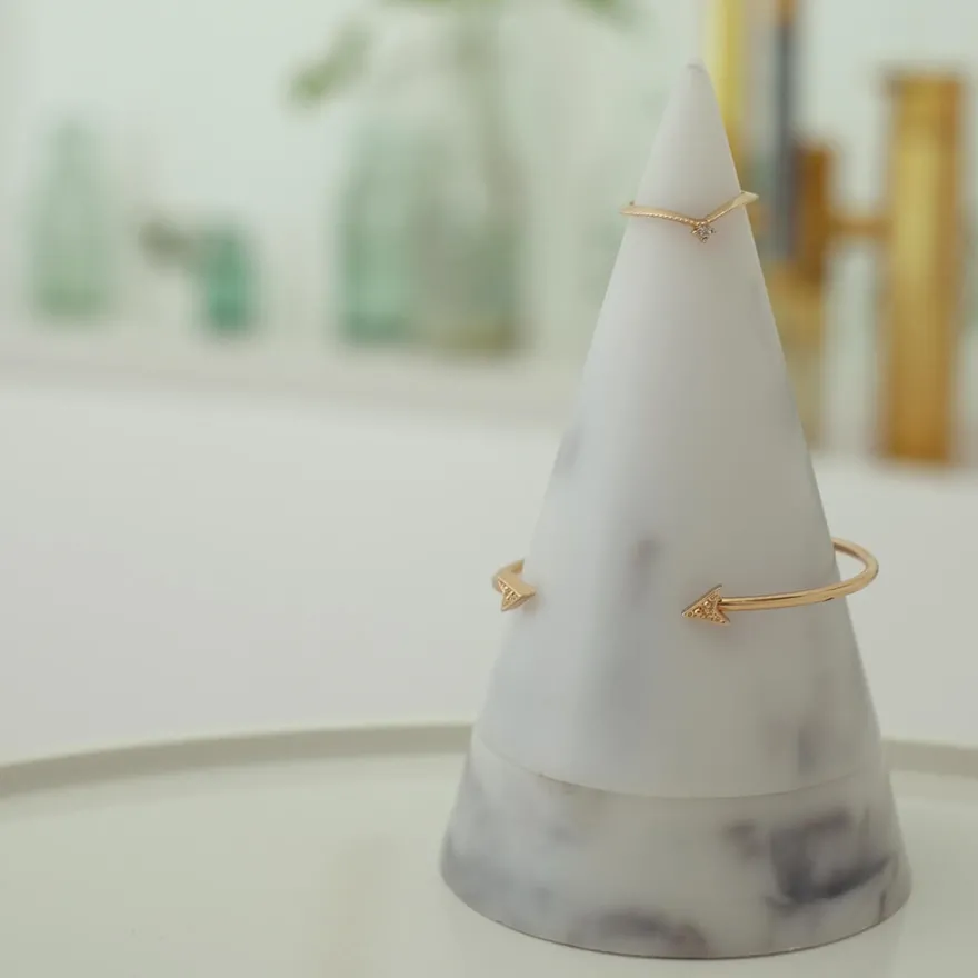 Stackers smykkeholder - Cone Peak - Marble, Large