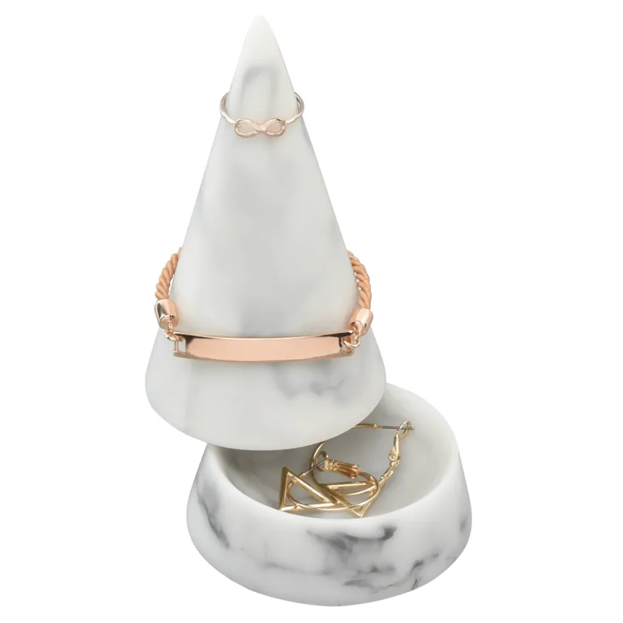 Stackers smykkeholder - Cone Peak - Marble, Large