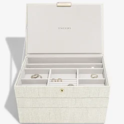 Stackers smykkeskrin - CLASSIC, Linen sæt af 3 stk.
