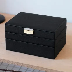 Stackers smykkeskrin - CLASSIC, Sort sæt af 3 stk.