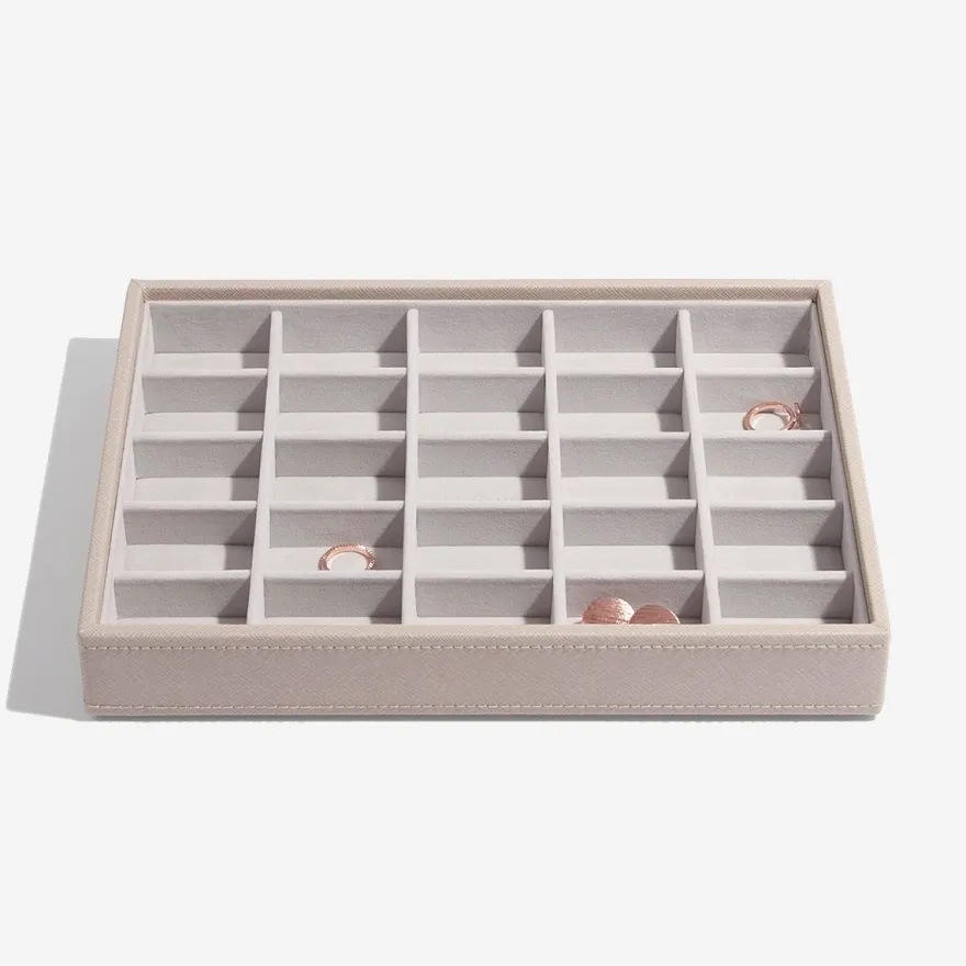 Stackers smykkeskrin - CLASSIC, Taupe sæt af 4 stk.