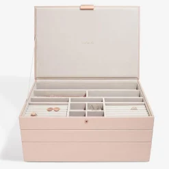 Stackers smykkeskrin - SUPERSIZE, Blush Pink - sæt af 3 stk.