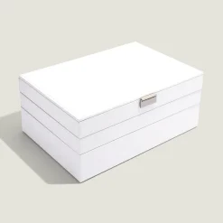 Stackers smykkeskrin - SUPERSIZE, Hvid sæt af 3 stk.