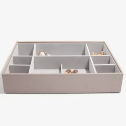 Stackers smykkeskrin - SUPERSIZE, Taupe sæt af 3 stk.