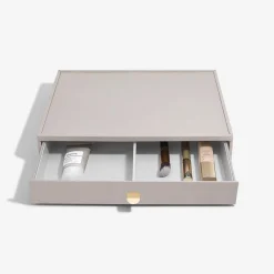 Stackers SUPERSIZE todelt make up skuffe - Taupe