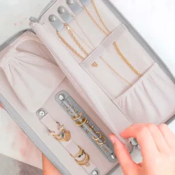 Stackers TOGO smykketaske - Pebble GREY, MEDIUM