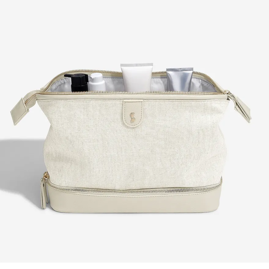 Stackers Toilet- og Kosmetiktaske - Linen, canvas