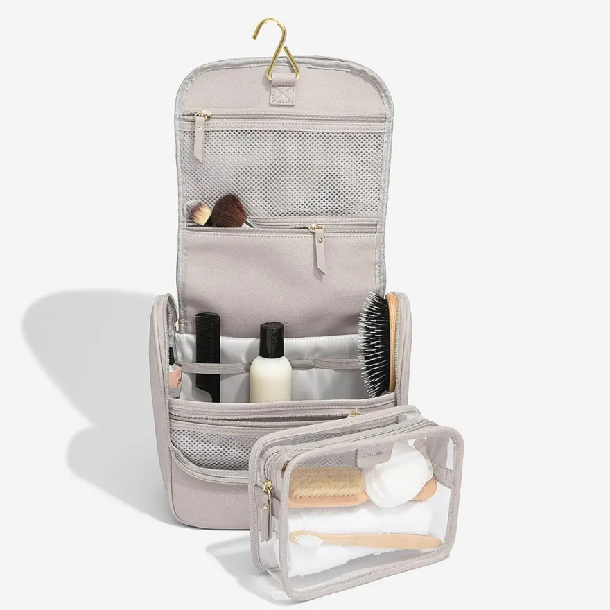 Stackers Toilettaske - Hanging, Taupe