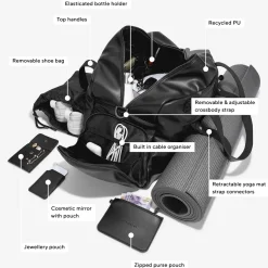 Stackers Træningstaske - Wellness Bag, Black