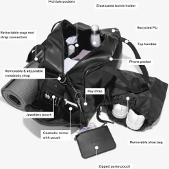 Stackers Træningstaske - Wellness Bag, Black