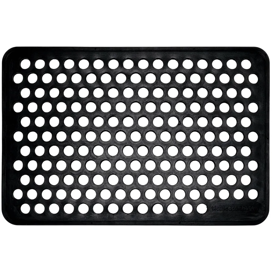 Tica Copenhagen Dørmåtte i gummi - 40x60 cm. - DOTS