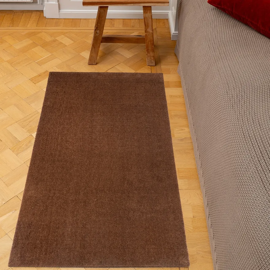 Tica Smudsmåtte - 67x120 cm. - Cognac, Unicolor