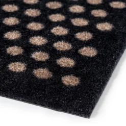 Tica Smudsmåtte - 110x200 cm. Dot Sort/Sand