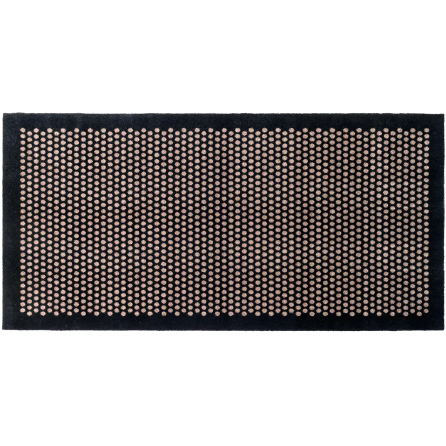 Tica Smudsmåtte - 110x200 cm. Dot Sort/Sand