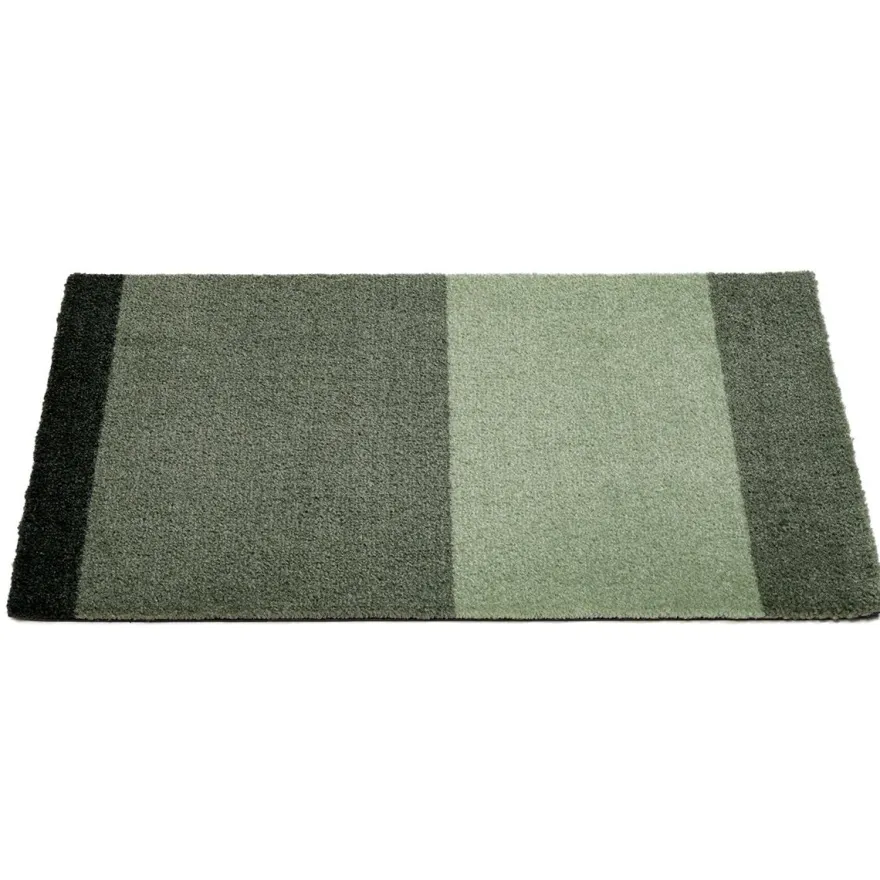 Tica Smudsmåtte - 40x60 cm. Grønne Striber