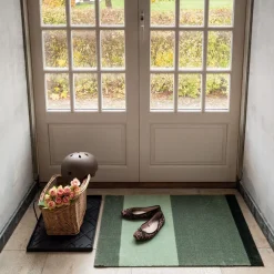 Tica smudsmåtte 60x90 cm. Grønne Striber