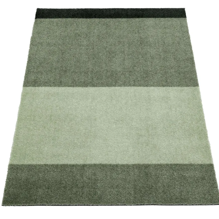 Tica smudsmåtte 60x90 cm. Grønne Striber