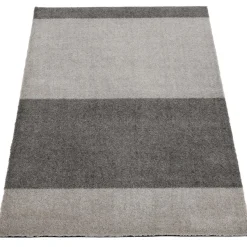 Tica smudsmåtte 60x90 cm. Grå Striber