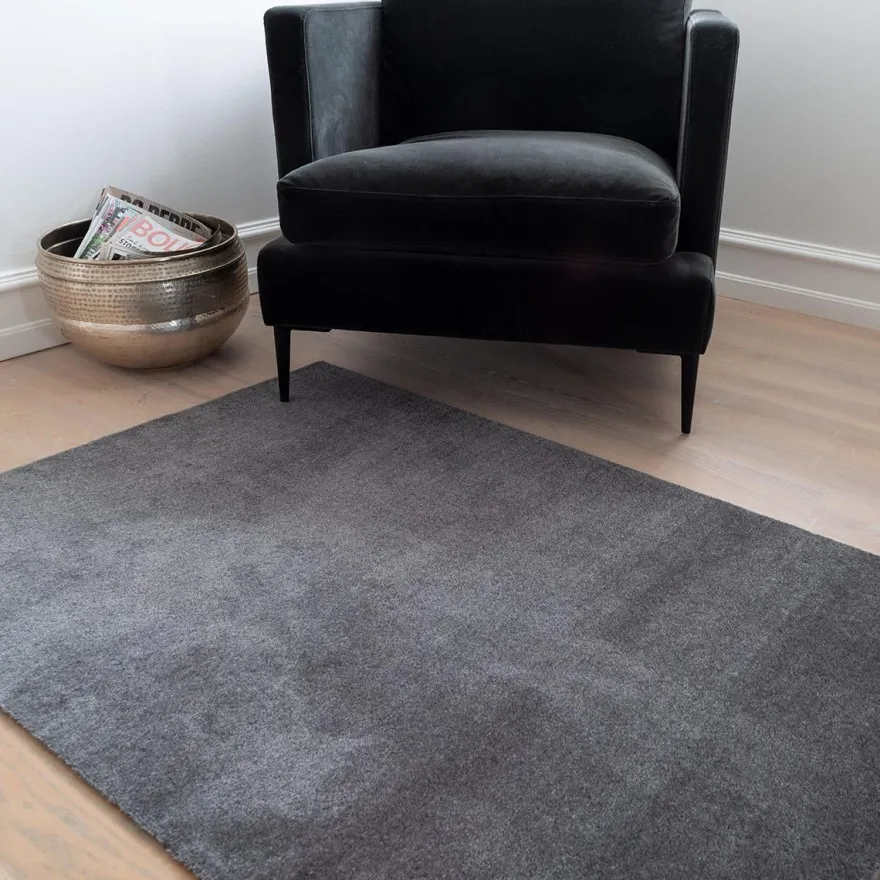 Tica smudsmåtte 90x130 cm. GRÅ Unicolor