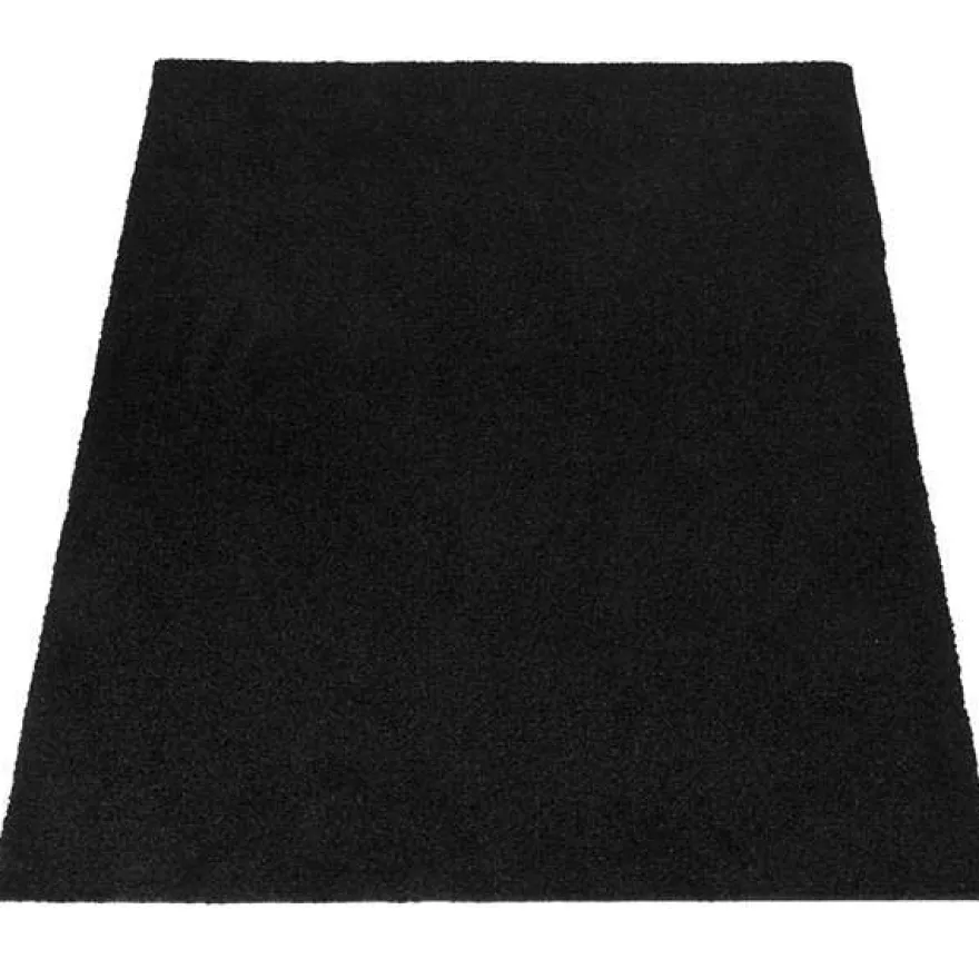 Tica Smudsmåtte - 60x90 cm. Sort - Unicolor.