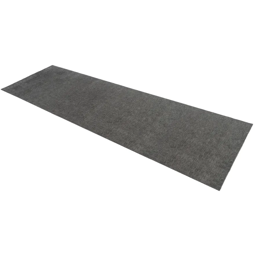 Tica Smudsmåtte - 100x300 cm. STEELGREY - Unicolor
