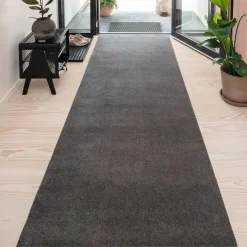 Tica Smudsmåtte - 100x300 cm. STEELGREY - Unicolor
