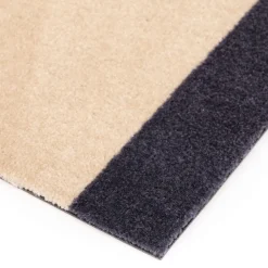 Tica Smudsmåtte - 60x90 cm. Stripes - Gråblå/Sand/Ivory