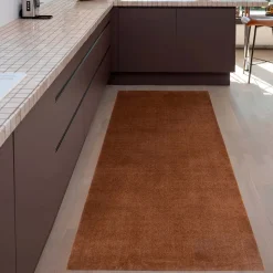 Tica smudsmåtte 90x200 cm. - Unicolor Cognac