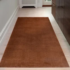 Tica smudsmåtte 90x200 cm. - Unicolor Cognac