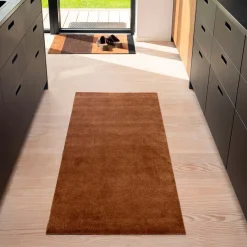 Tica smudsmåtte 90x200 cm. - Unicolor Cognac