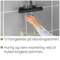 Trådkurv til at sætte over Blandingsbatteri - Milo, Golden