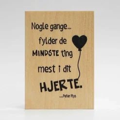 Treviso Design træskilt - De mindste ting