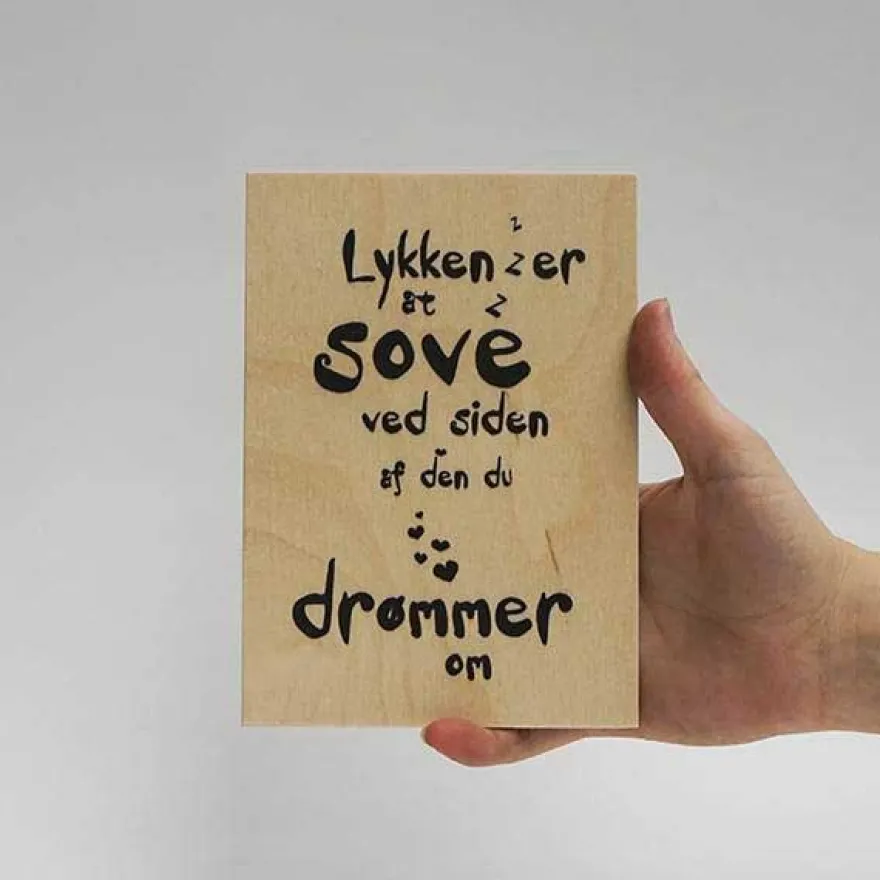 Treviso Design træskilt - Den du drømmer om