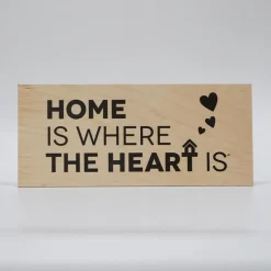 Treviso Design træskilt - Home is