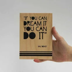 Treviso Design træskilt - If you can dream it