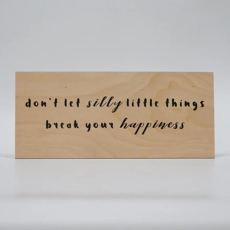 Treviso Design træskilt - Silly little things