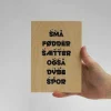 Treviso Design træskilt - Små fødder