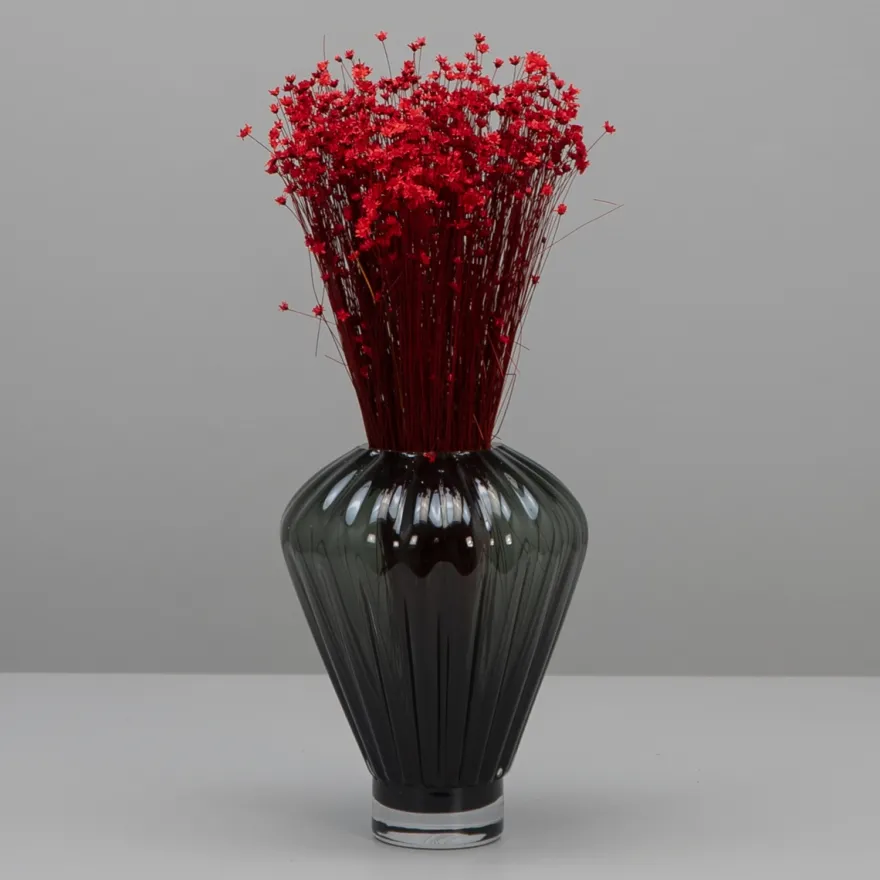 Tørrede Blomster - Glixia, Rød