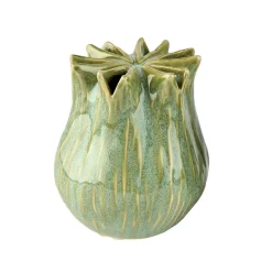 Vase i keramik, Fennel 13cm - Lysegrøn