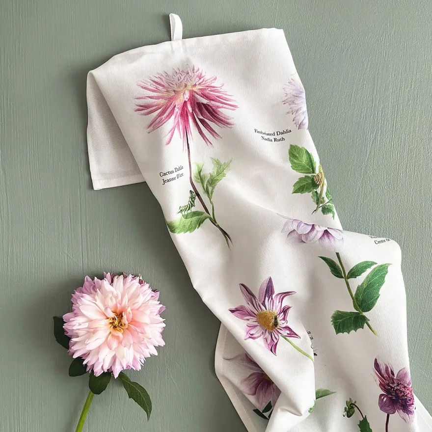 Viskestykke i økologisk bomuld - Dahlia