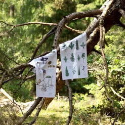 Viskestykke i økologisk bomuld - Nåletræer