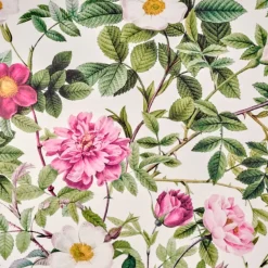 Viskestykke i økologisk bomuld - ROSE Flower Garden